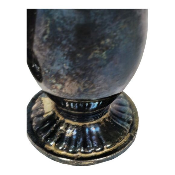 Vintage Oneida Salt & Pepper Shakers Ornate Retro Silver Plated Kitchen decor - Picture 11 of 16